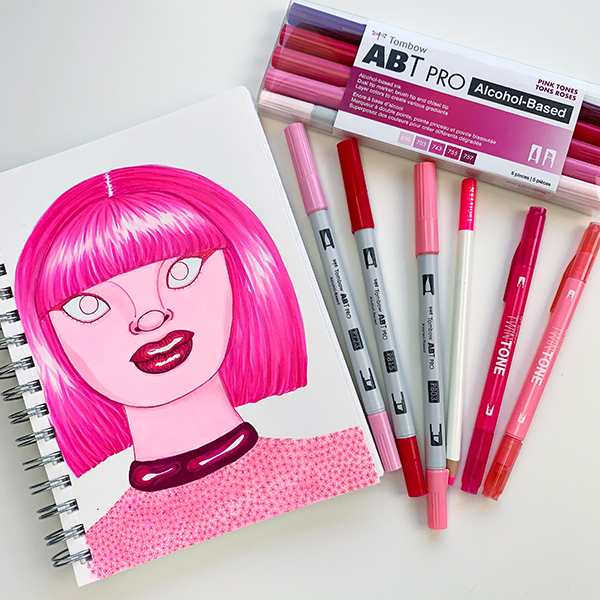 Inking Sketches With MONO Drawing Pens - Tombow USA Blog