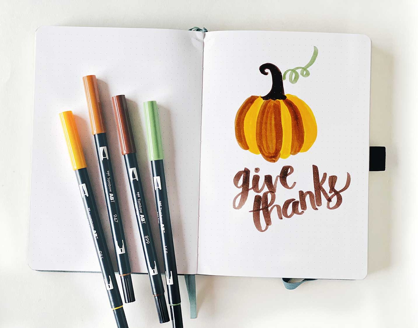 November Journal Spread - Smitha Katti