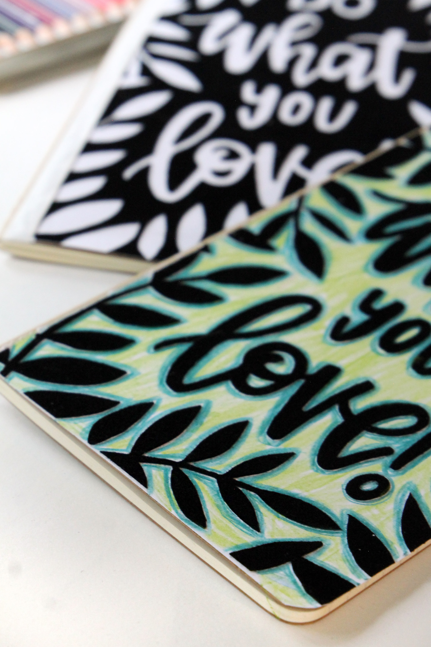 How to Make Your Own Velvet Poster Notebook - Katie Smith