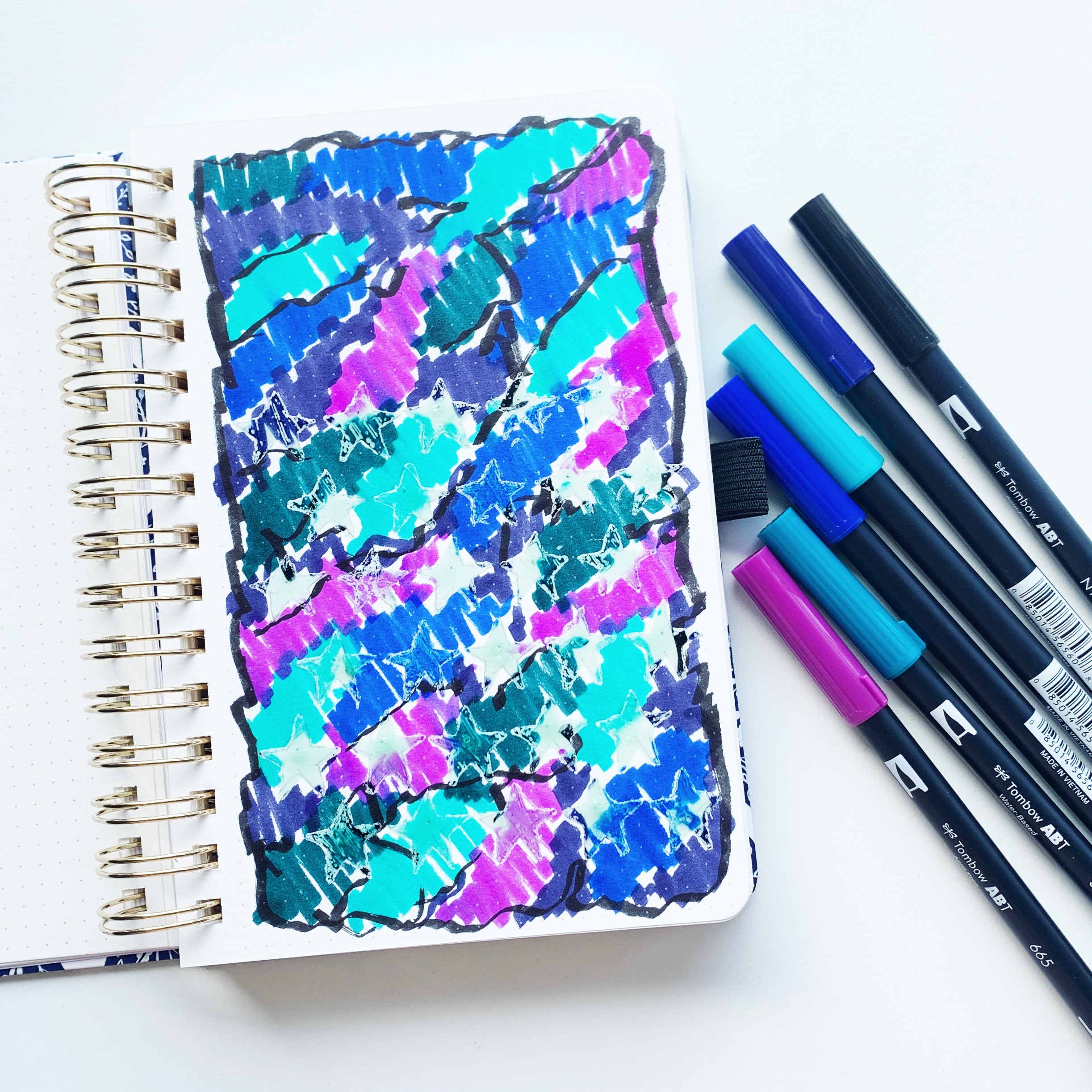 Learn how to make a horoscope watercolor habit tracker with Adrienne from @studio80design!