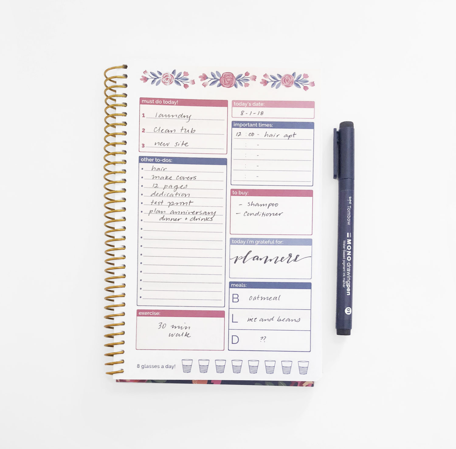 Daily Planner Spread