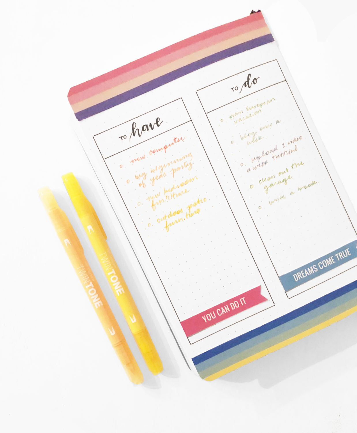 Kit creativo BULLET JOURNAL Tombow – QUKIMAX