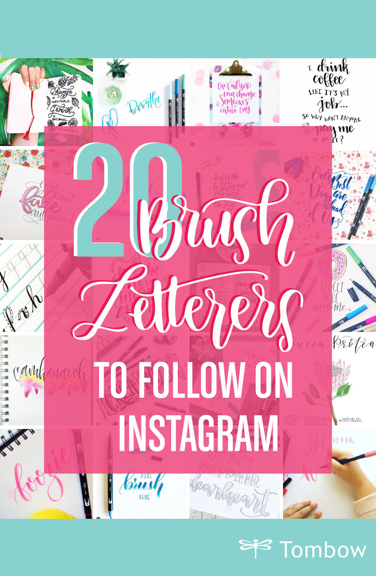 20 Brush Letterers to follow on Instagram