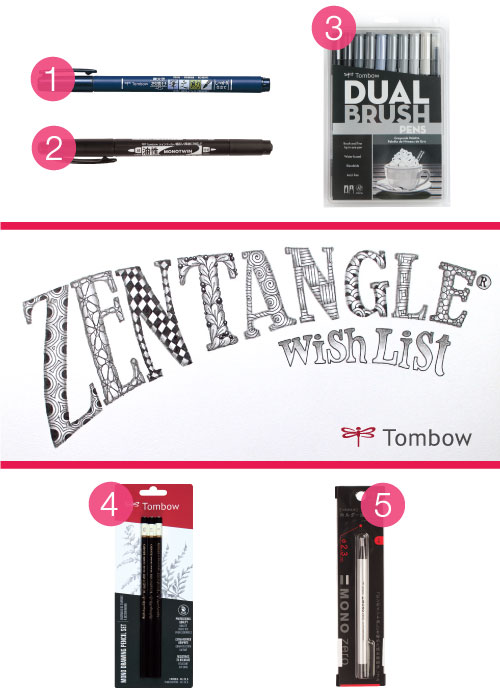 Zentangle Wish List - Everything to buy the Zentangle lover on your holiday shopping list!