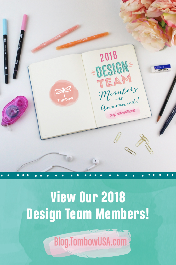 Tombow's 2018 Design Team