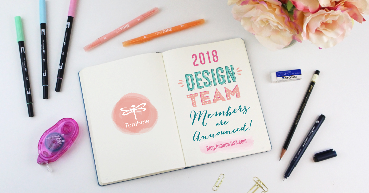 Tombow's 2018 Design Team