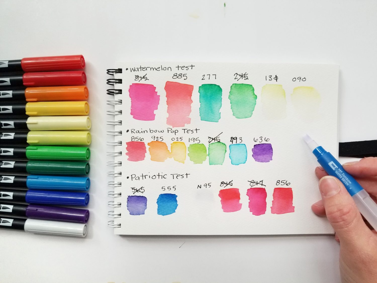 Learn how to create your own custom color palettes for Tombow Dual Brush Pens with @graceannestudio! #tombowusa @tombowusa