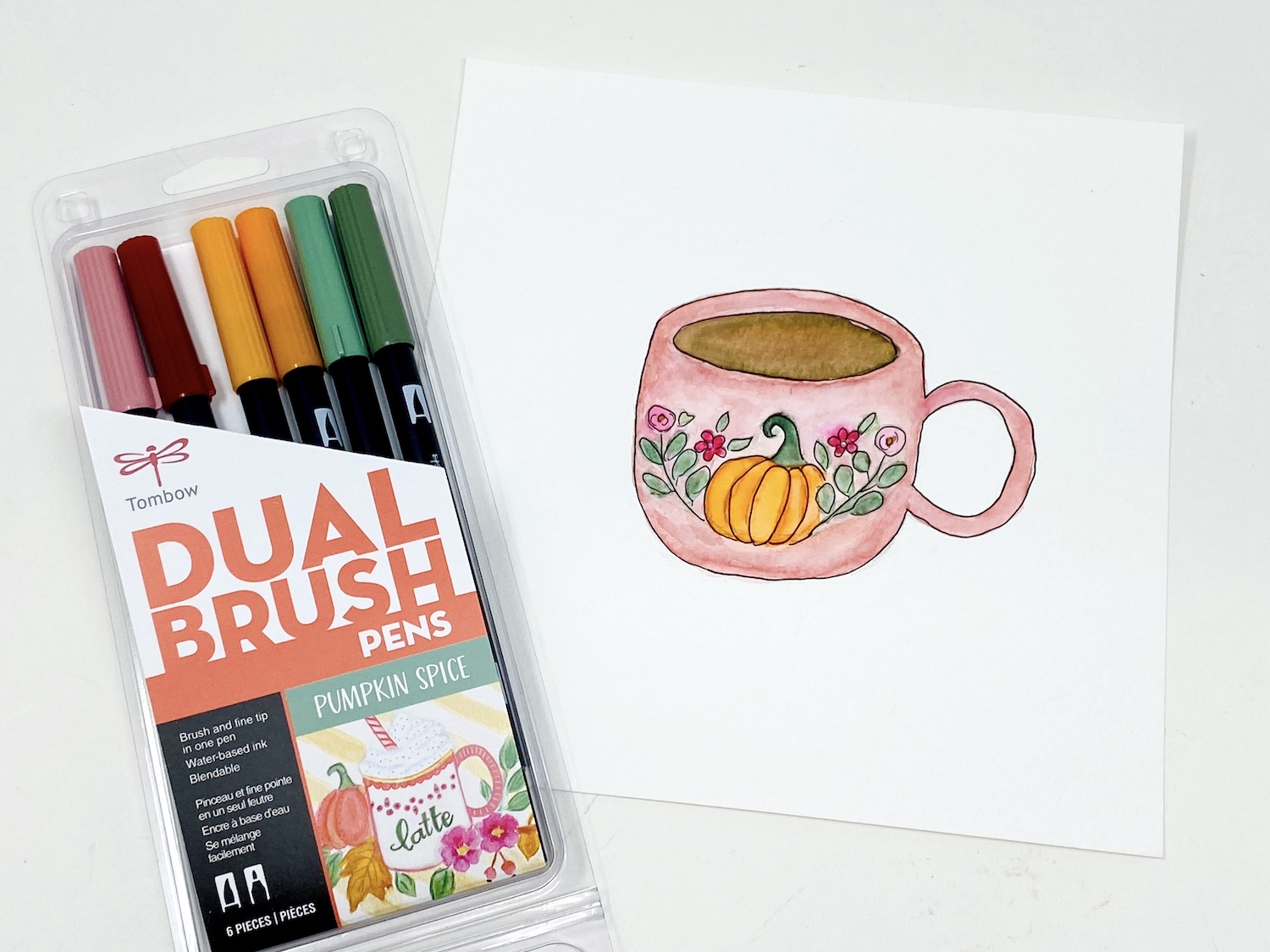 Watercolor Using Dual Brush Pens - Tombow USA Blog