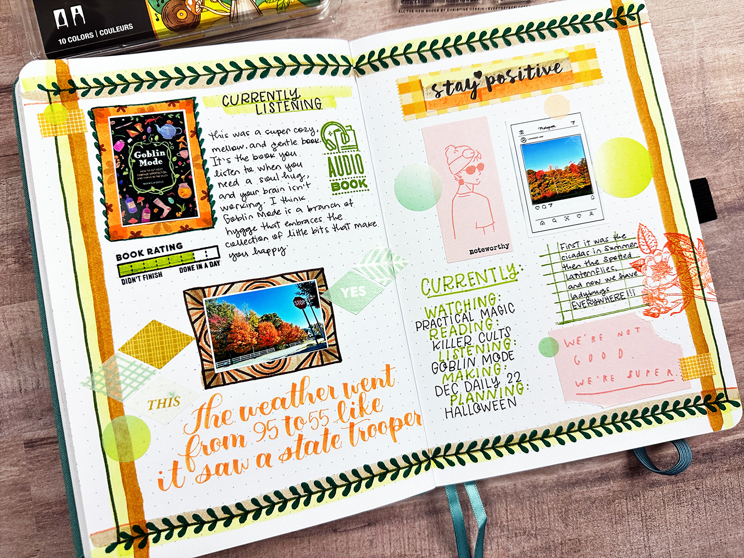 How To Art Journal with Scrapbook Supplies - Tombow USA Blog