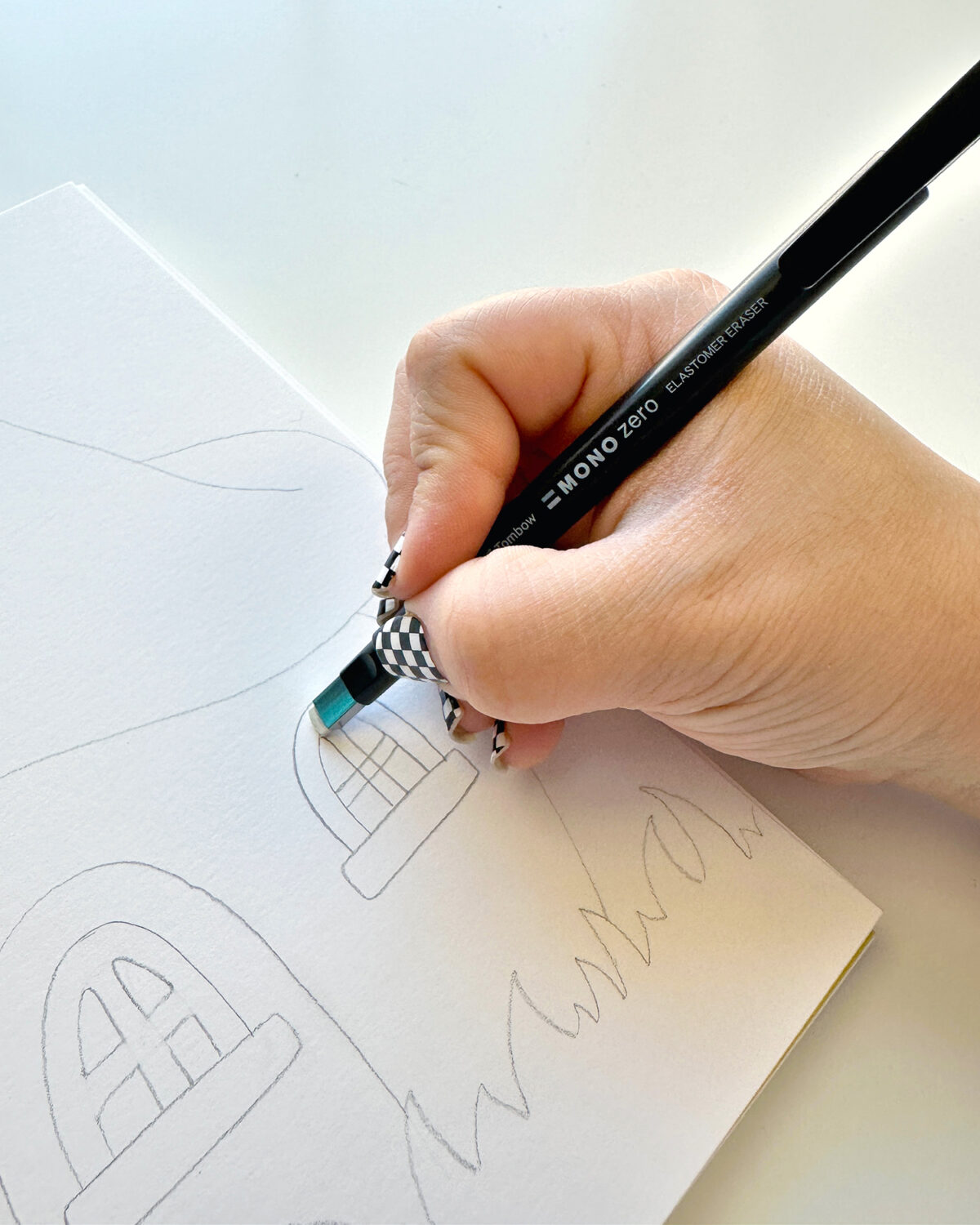 The Tombow MONO Zero Eraser is perfect for erasing minor details! #tombow