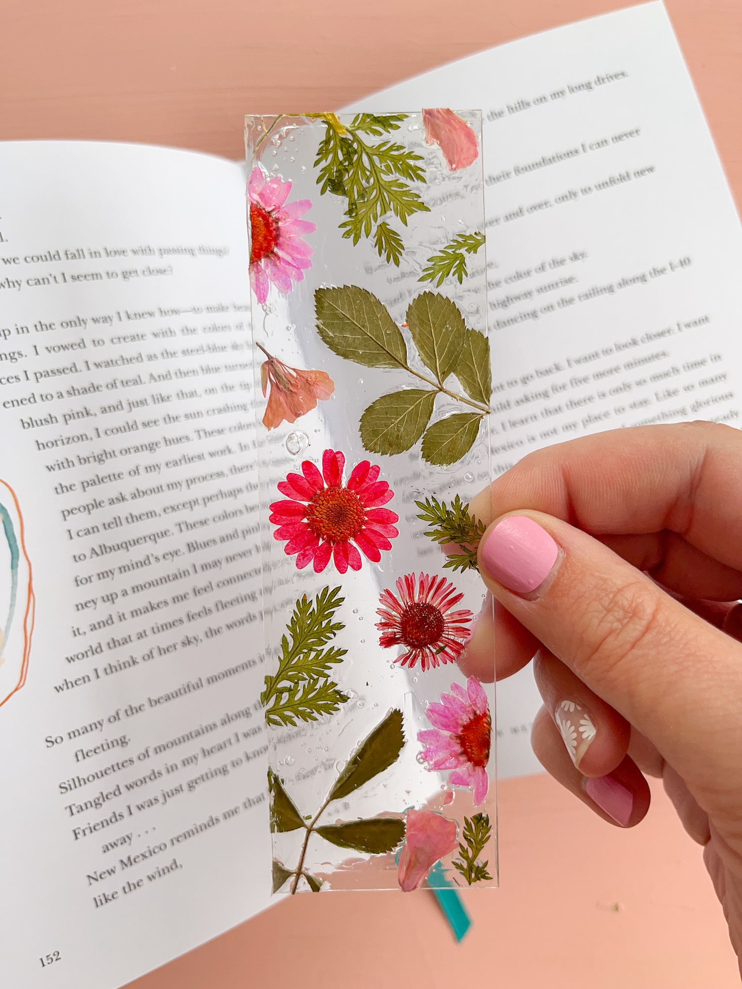 DIY Dried Flower Bookmarks from Recycled Packaging