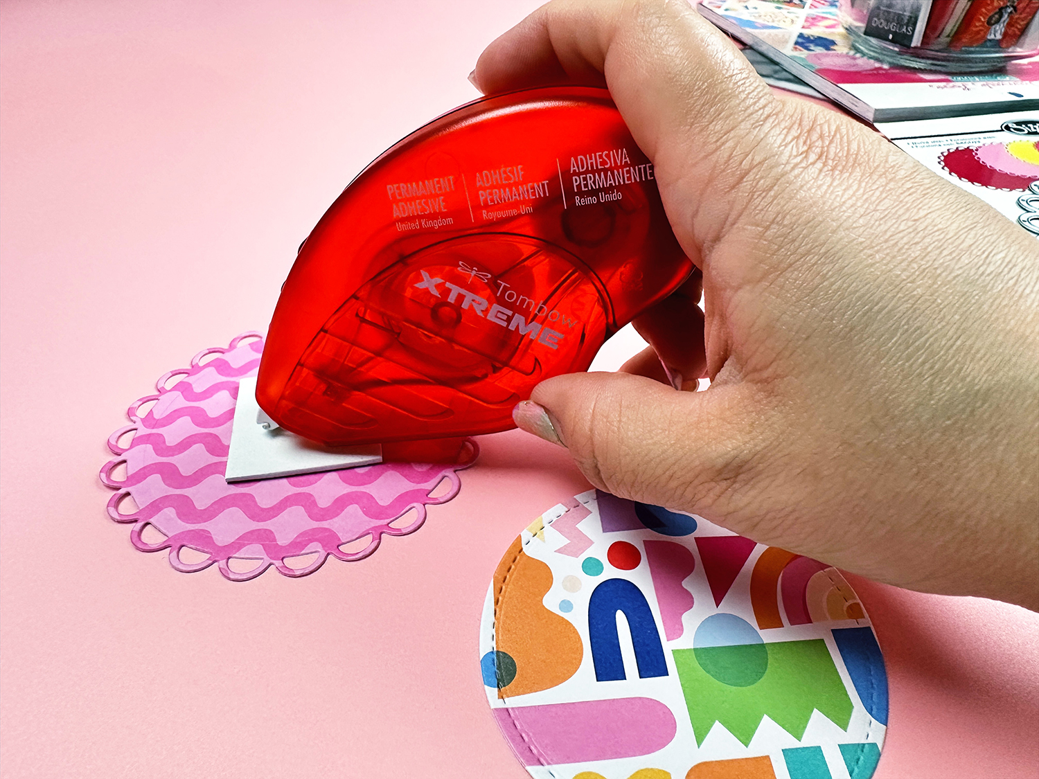 Use foam and the Tombow Xtreme Adhesive as dimensional foam. #tombow #papercrafting