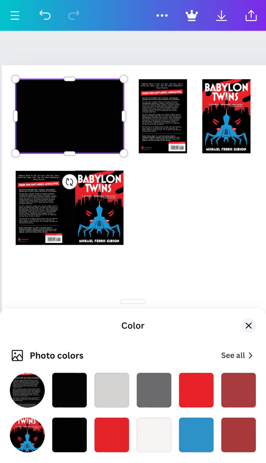 Use Canva to create your own mini books to keep track of your TBR (to be read) list! #tombow #reading