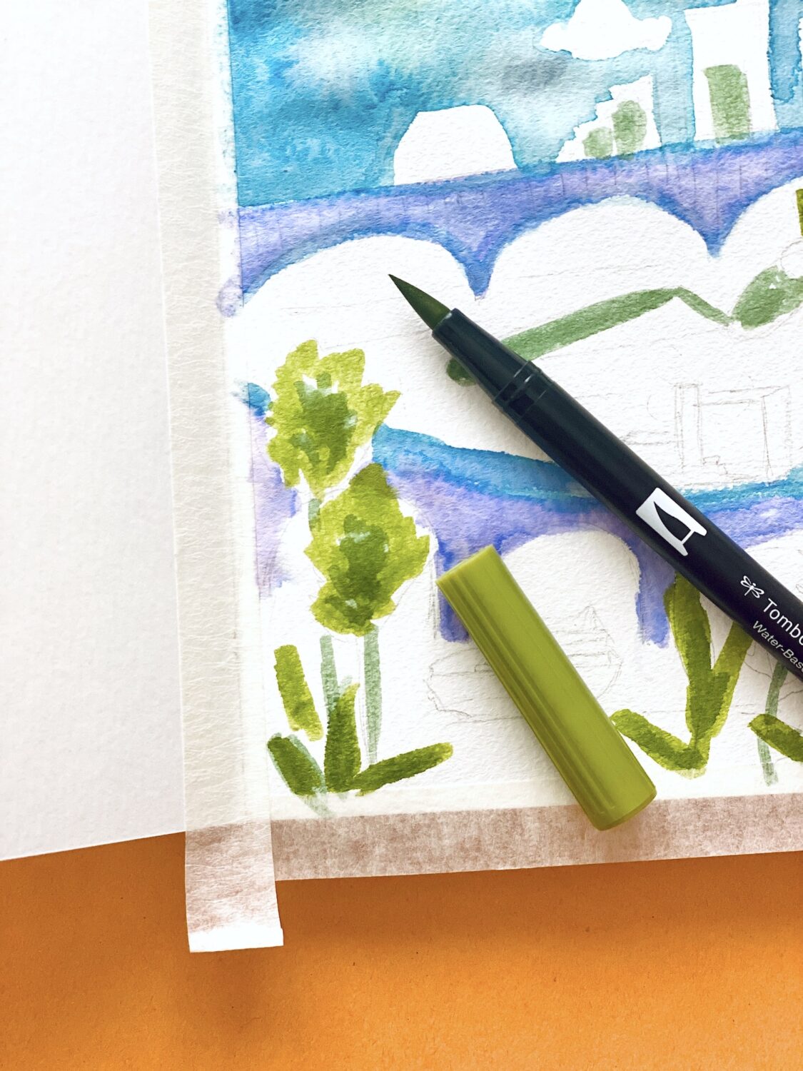 2024-05_Vintage_smithakatti_Dual Brush Pen 10 pack Landscapes_04