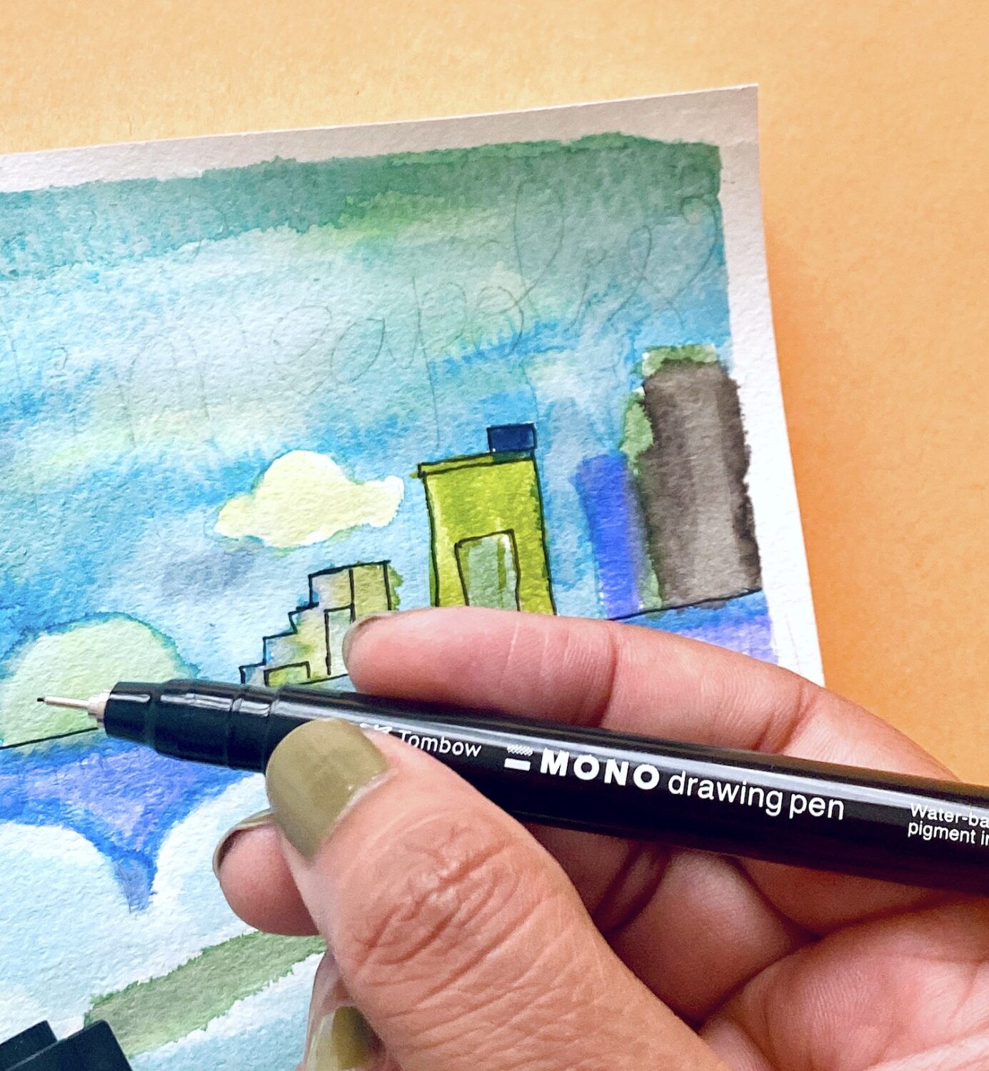 2024-05_Vintage_smithakatti_Dual Brush Pen 10 pack Landscapes_04