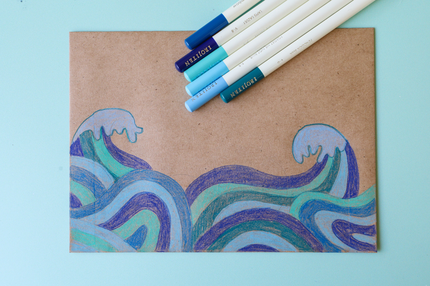Envelope #2: Add waves to the bottom half!