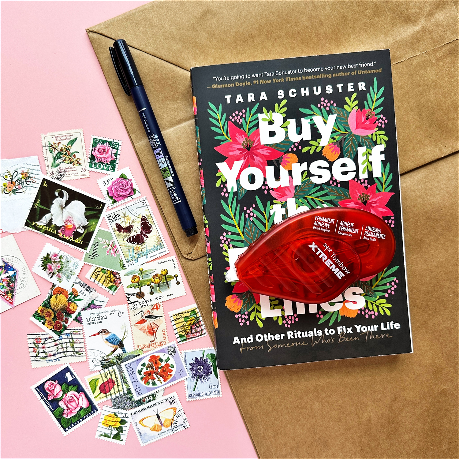 Use the Tombow Xtreme Adhesive to create a blind date with a book! #tombow #book