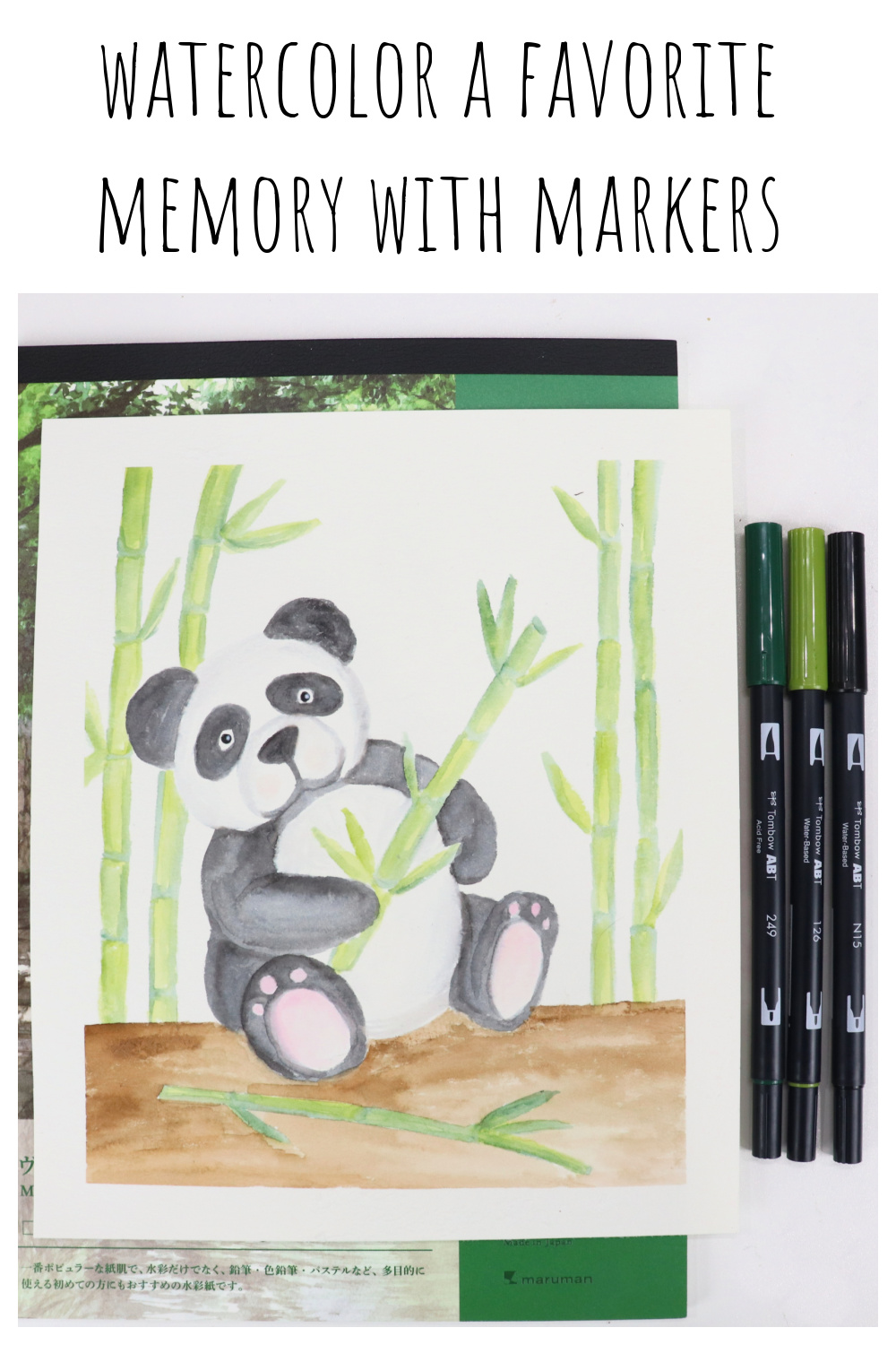 Watercolor A Favorite Memory With Markers - Tombow Usa Blog