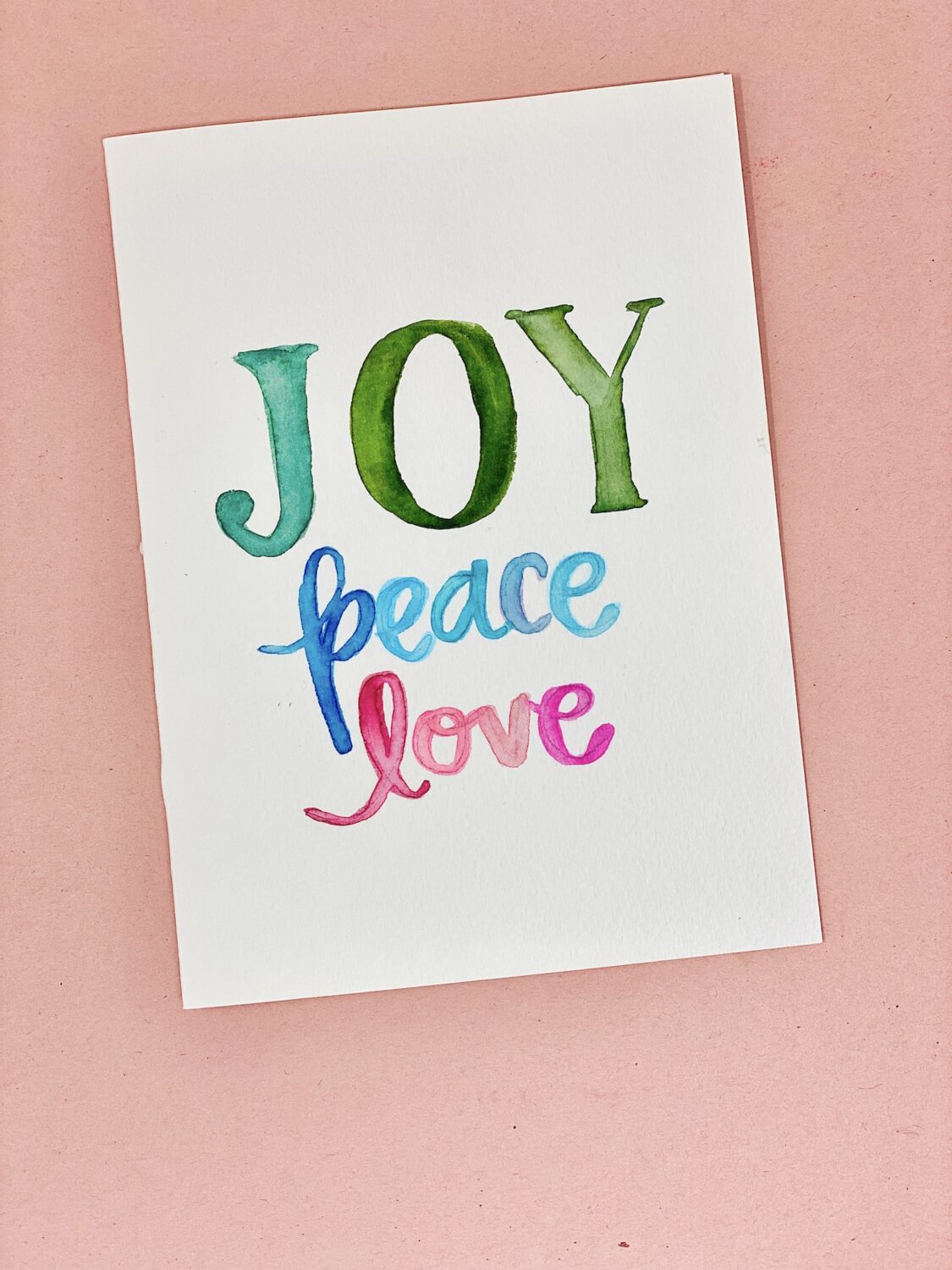 2024-11_Blog_Holiday_Essentials_smithakatti_Dual Brush Pens_06 Joy Peace Love Card