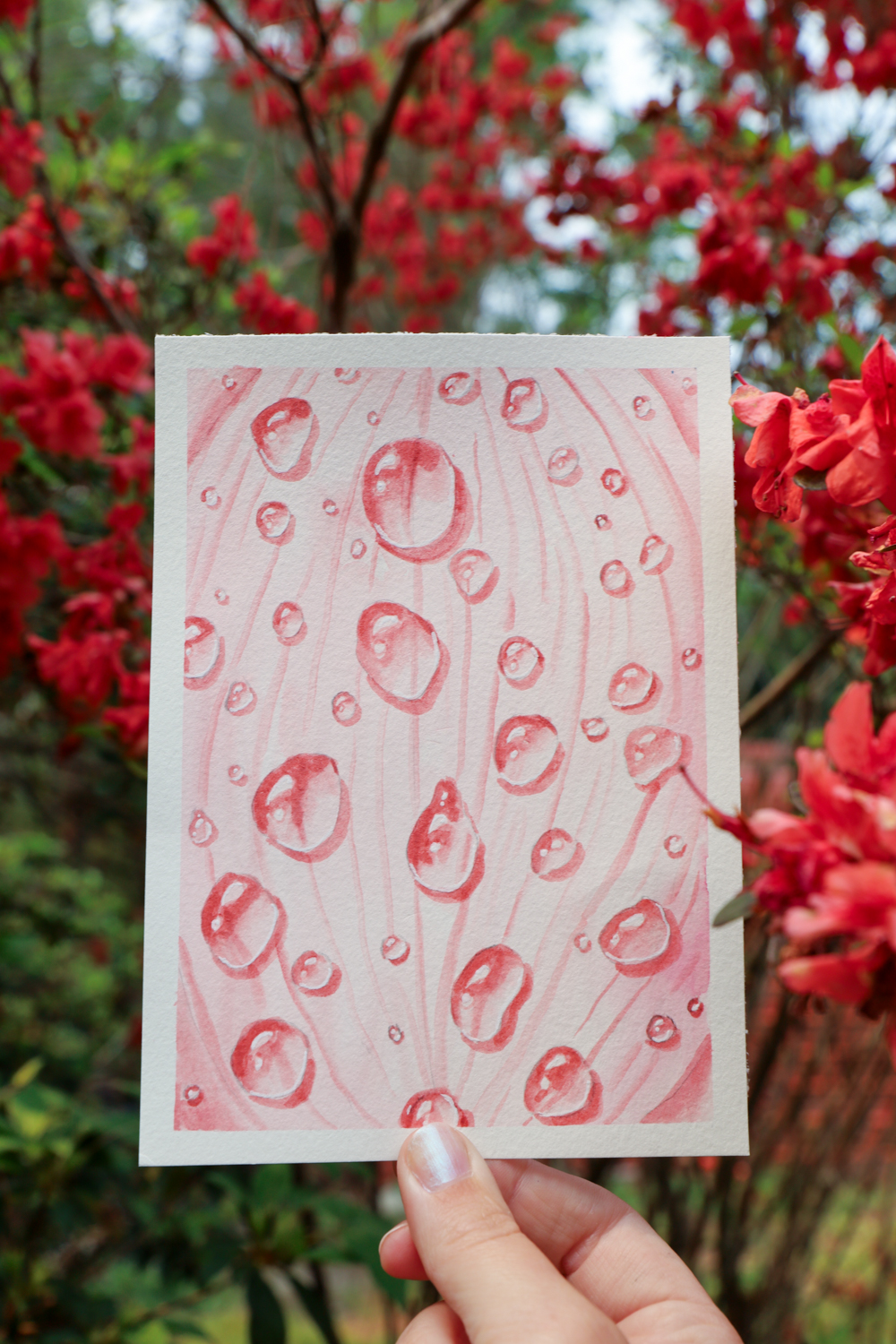 How To Draw Rain Drops with @tombowusa Dual Brush Pens