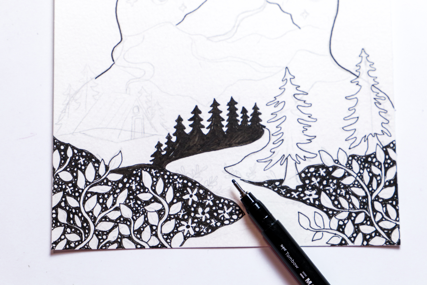 Illustrating with MONO Drawing Pens