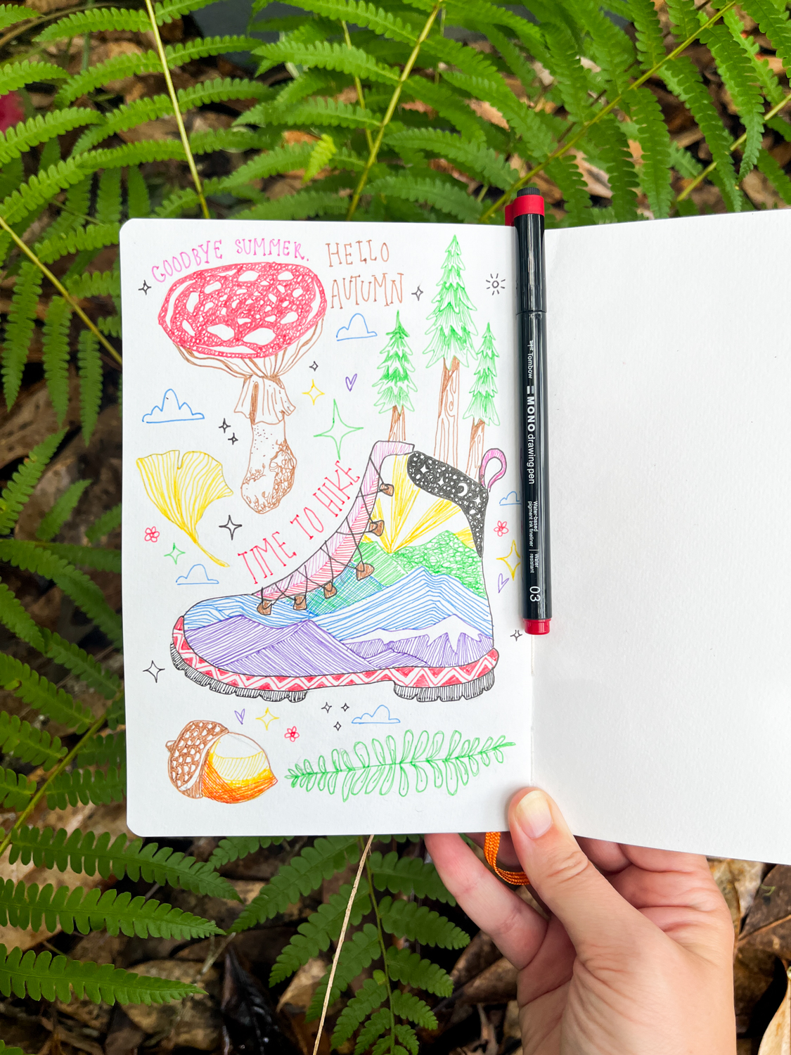Let's talk about Nature Sketching! Learn how to use Tombow’s new MONO Drawing Pen Colors for capturing nature!