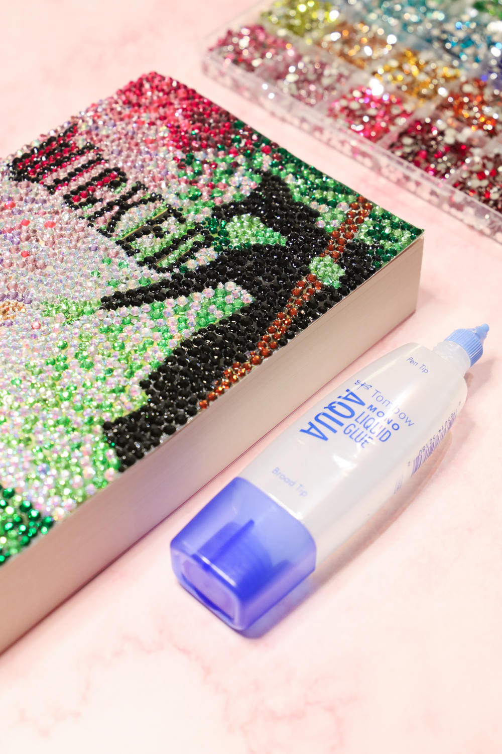 Wicked Bedazzled Book, gems covering Elphaba 