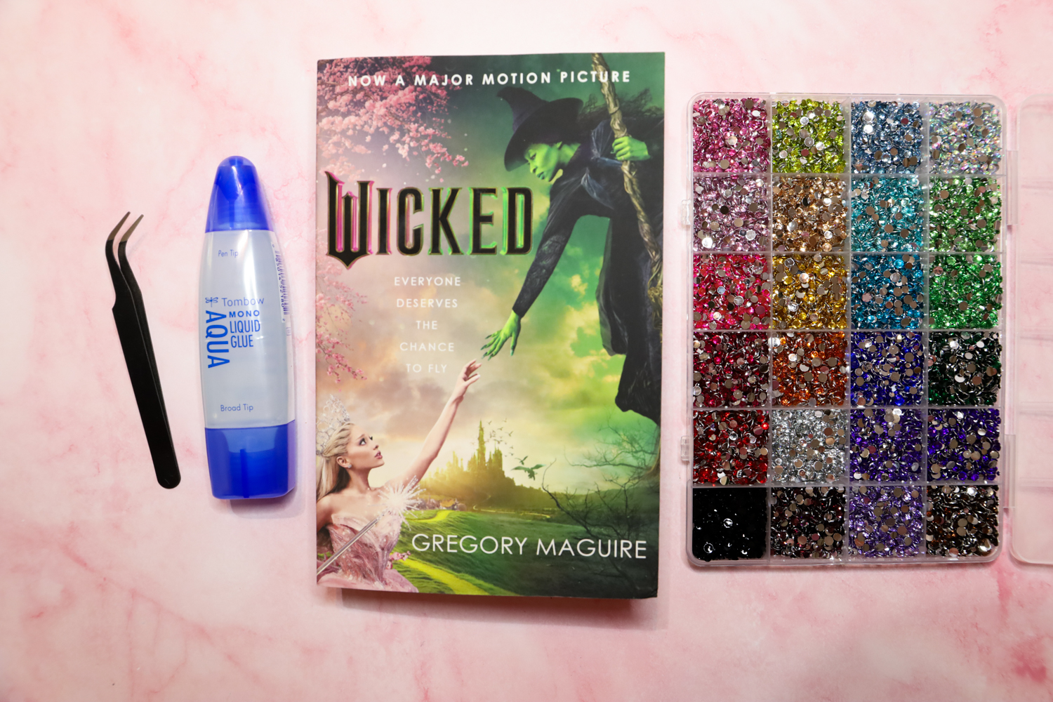 @tombowusa MONO Aqua Liquid Glue, Wicked Book, and Gems