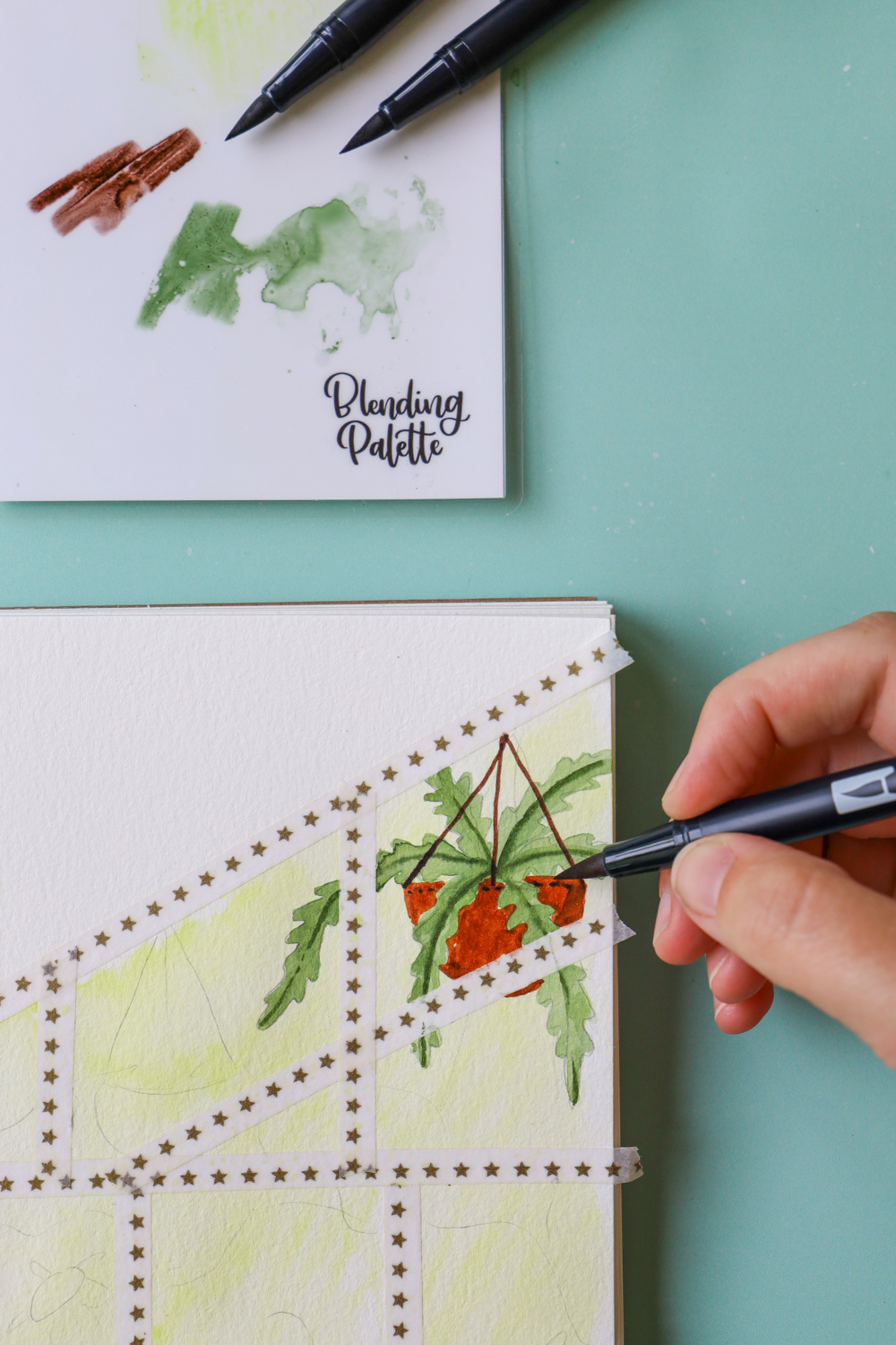 Learn how to Draw a Greenhouse using Dual Brush Pens following this tutorial by @studiokatie on the @tombowusa blog!