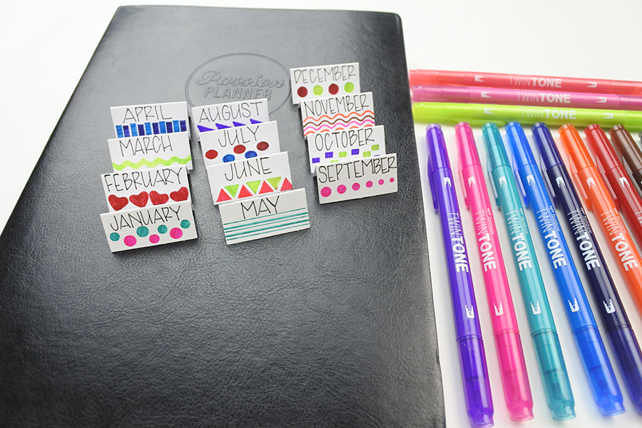 3 Affordable Ways to Decorate a Planner by @thediyday for www.tombowusa.com