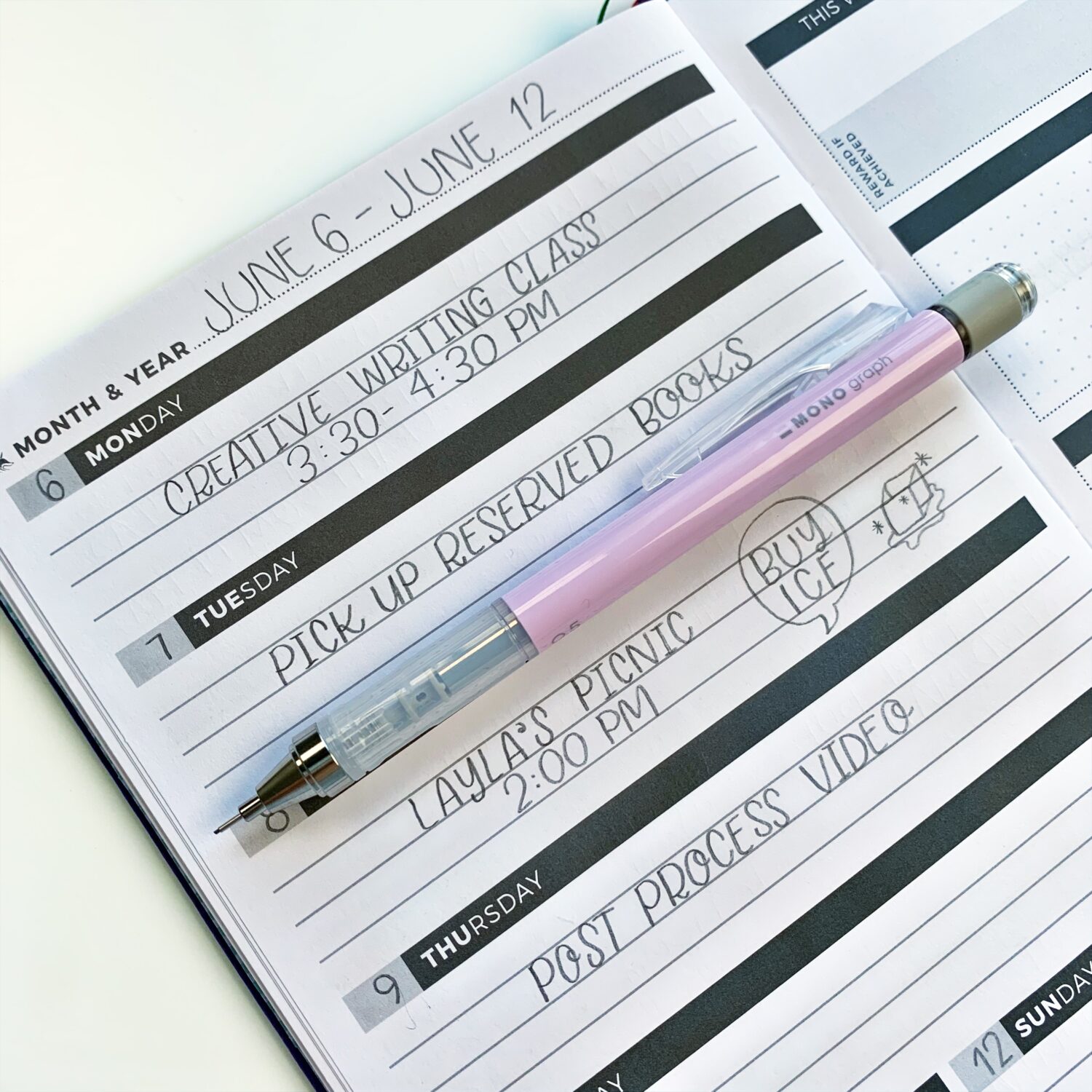 The Tombow MONO Graph Mechanical Pencil writes like a dream. #tombow #planner