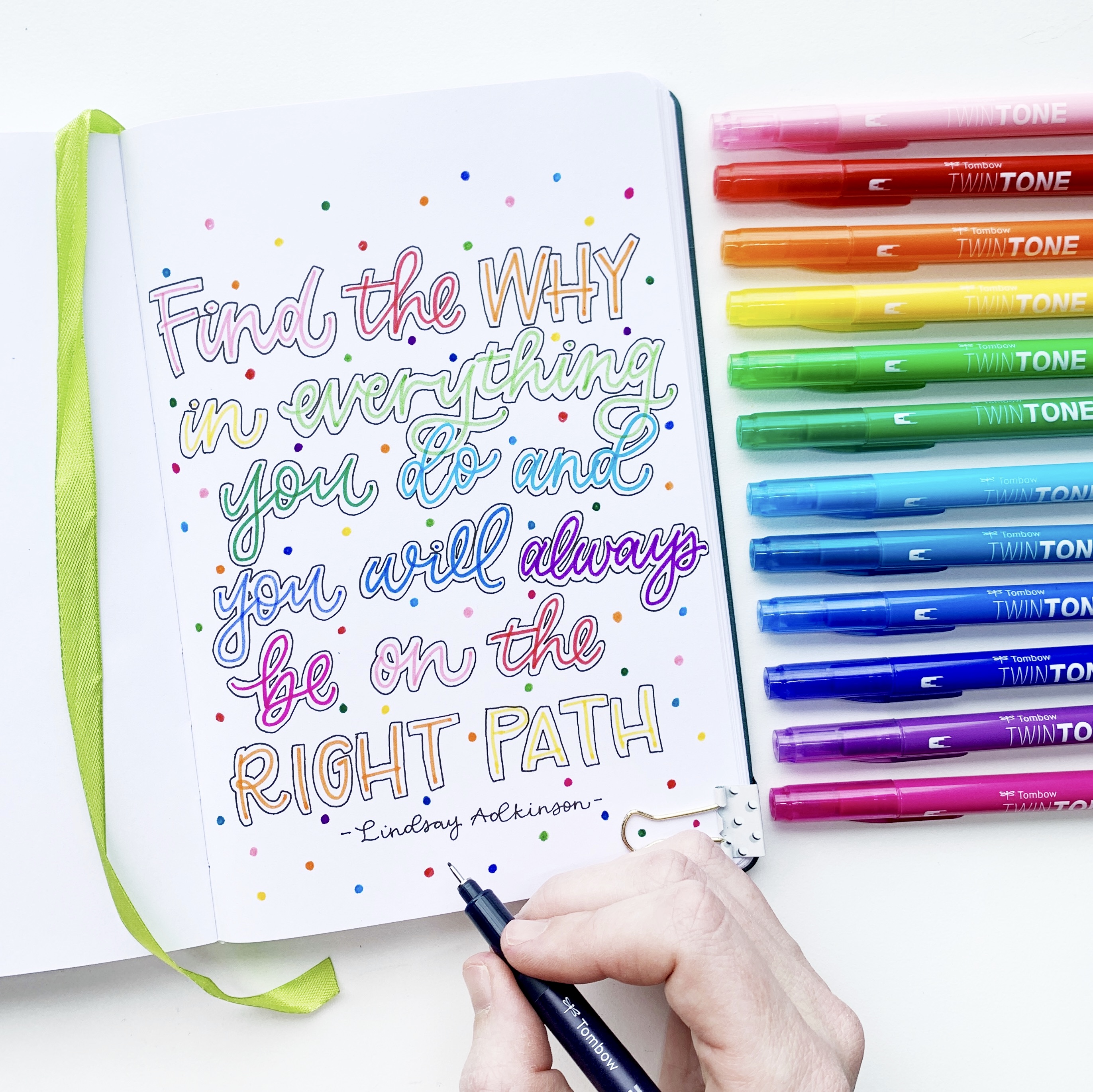 Simple Drawing Idea for your Planner - Tombow USA Blog