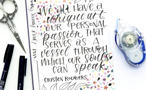 Learn 5 tips to get your art journal started with Adrienne from @studio80design!