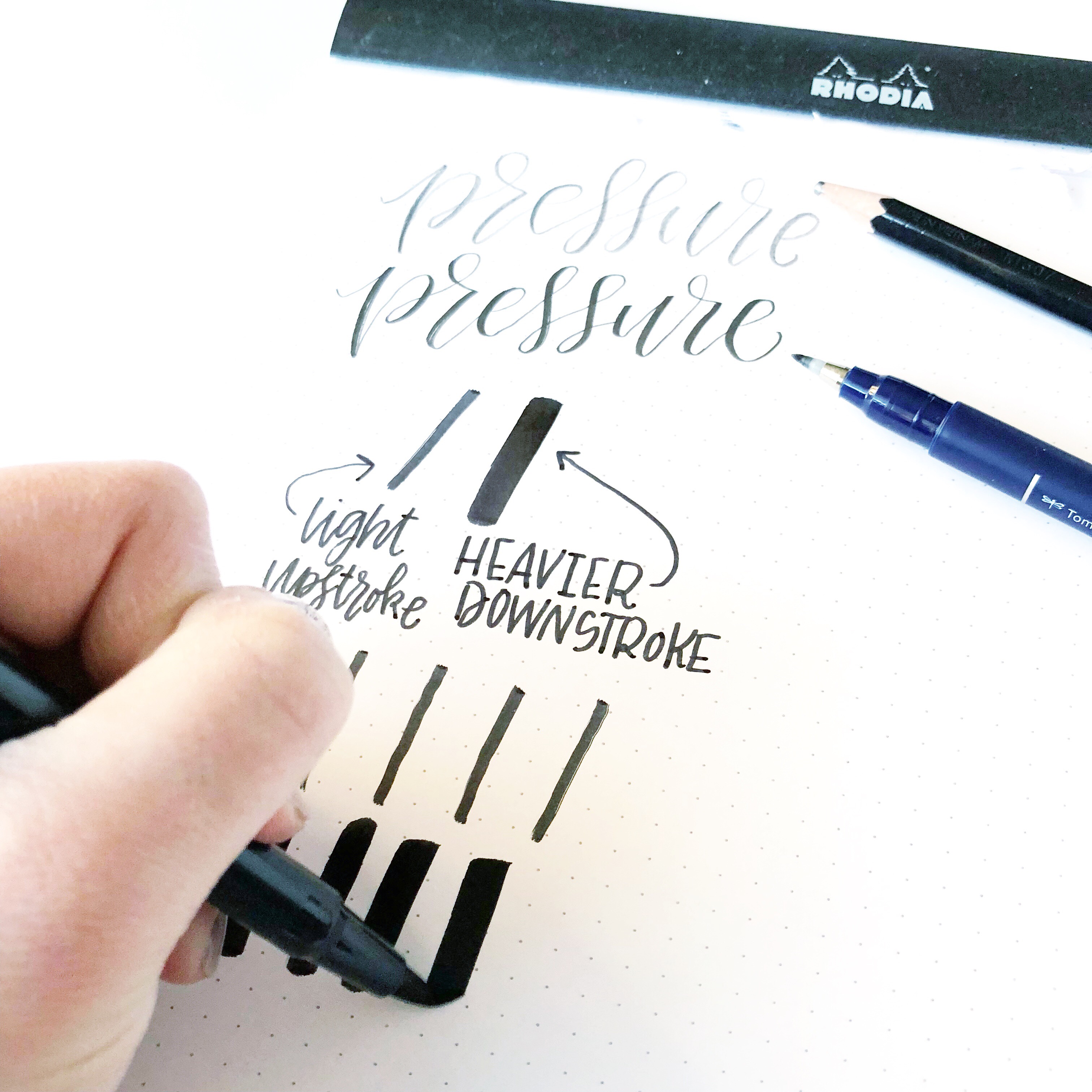 Hand Lettering with Tombow Dual Brush pens vs. other brands 