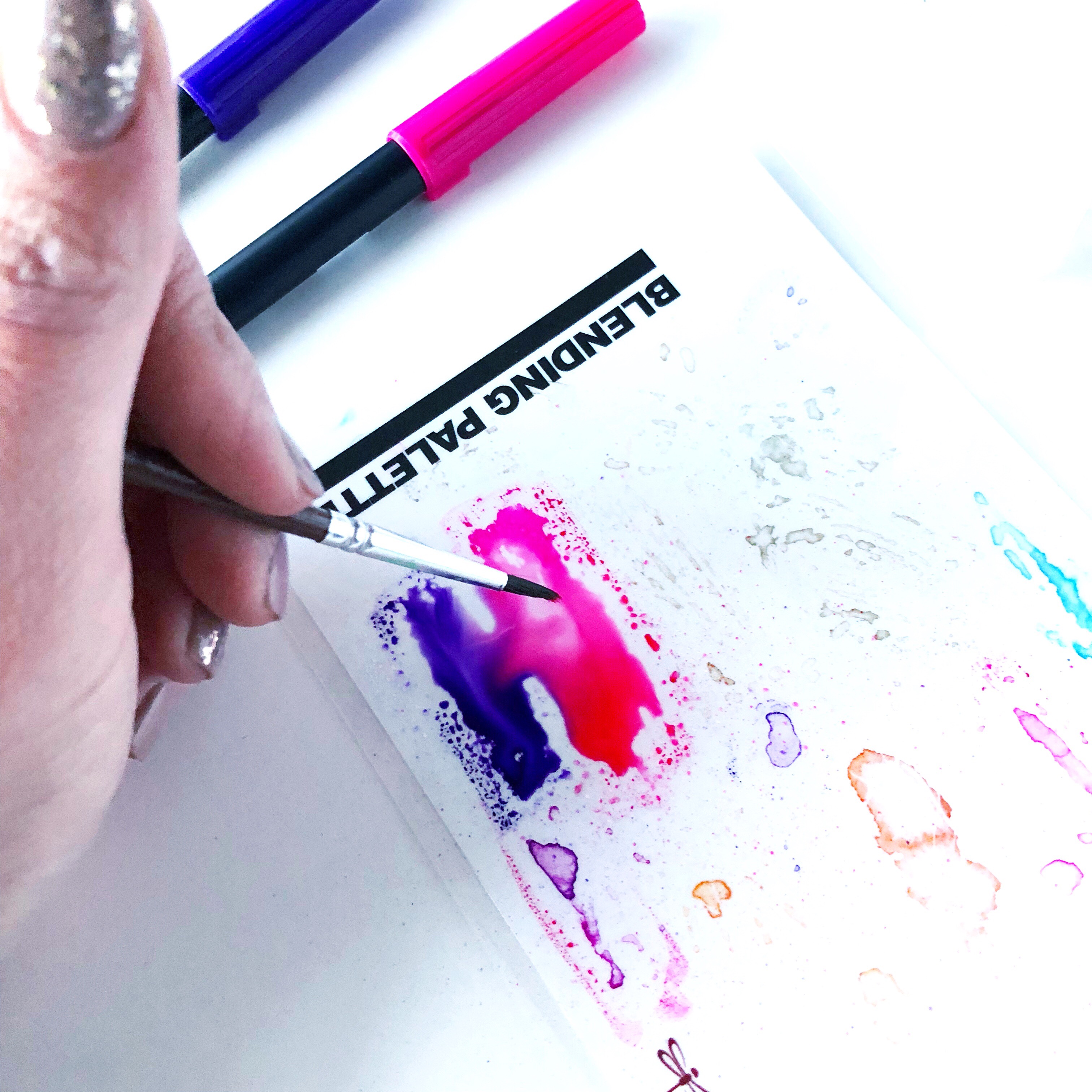 Tombow Brush Lettering Tutorial: How to Blend Tombow Markers - Persia Lou