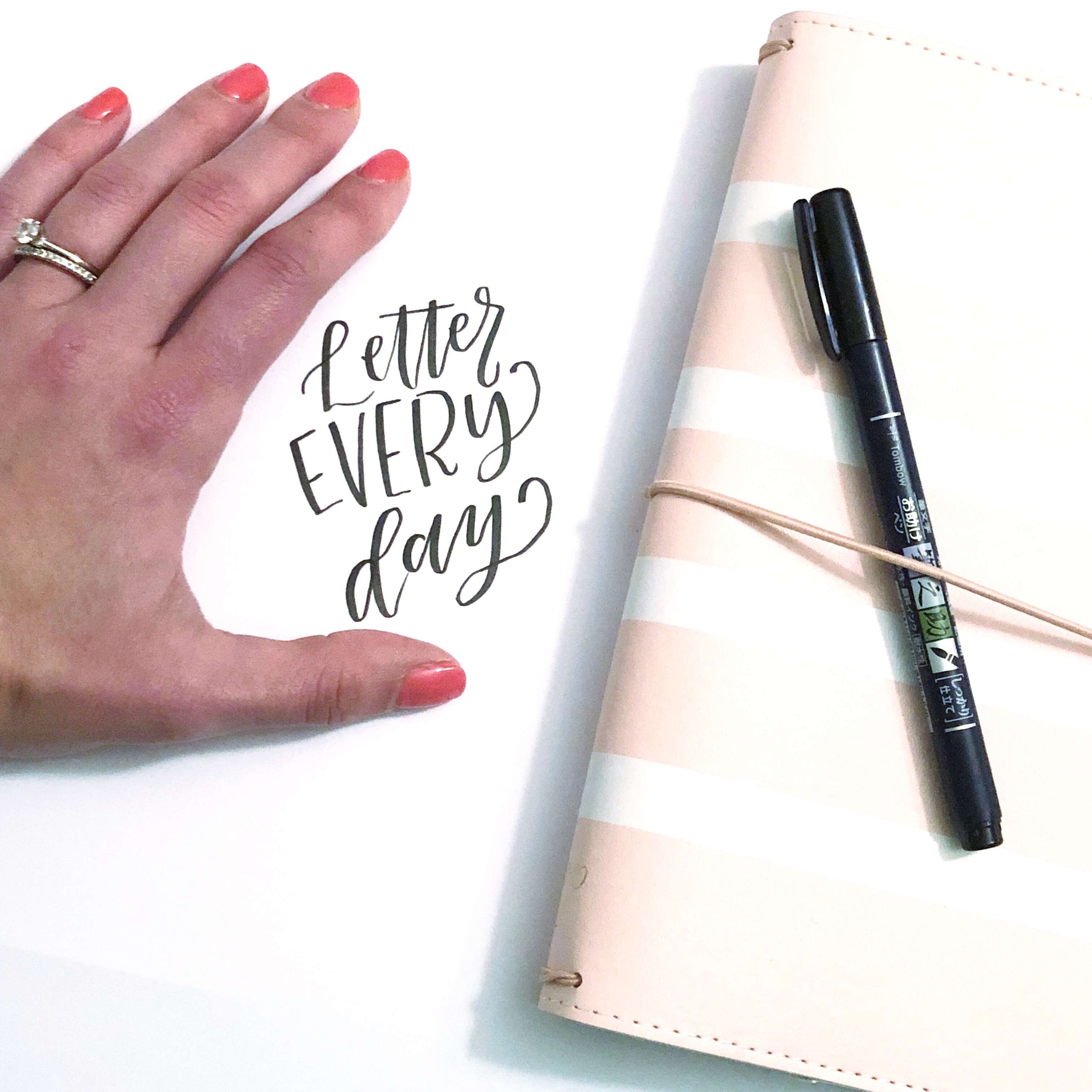 Craft Your Own Brush Lettering Style With Brittany Luiz of Tombow - Brit +  Co