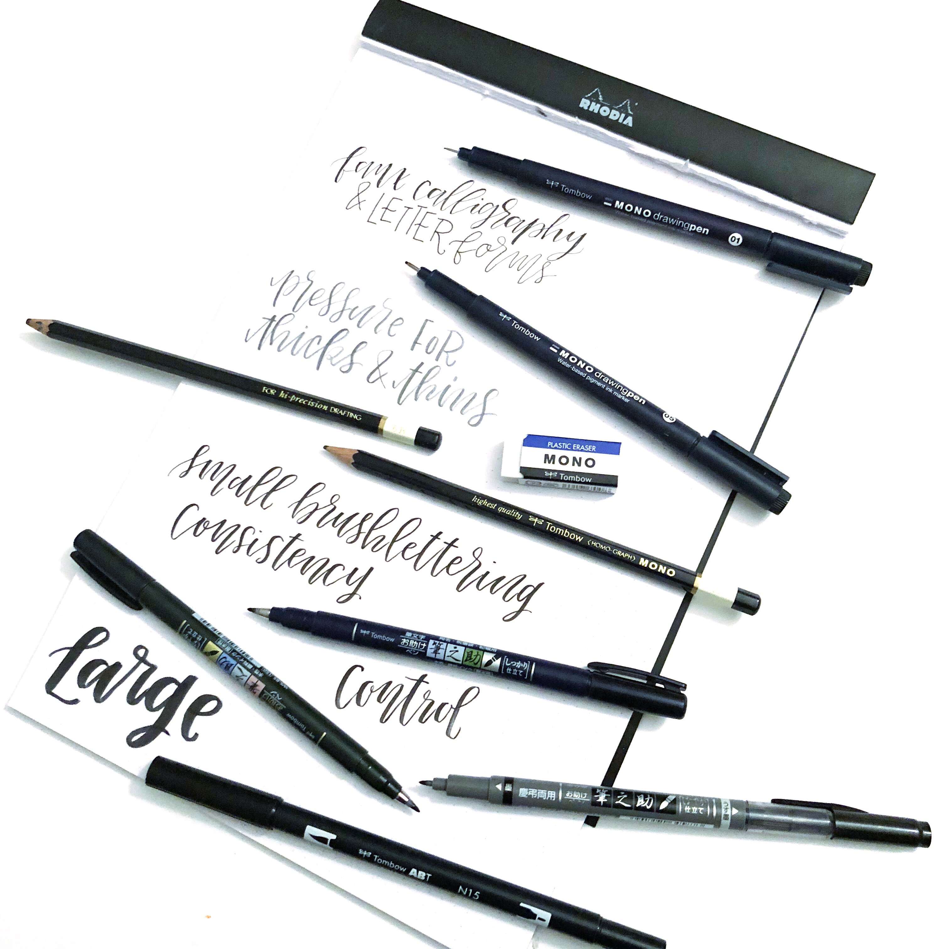 Lauren Fitzmaurice of @renmadecalligraphy and renmadecalligraphy.com shares 3 tips for purposeful lettering practice. These three tips will help you work in lettering practice while juggling a busy schedule and a wide selection of lettering tools. Learn how to infuse lettering into your life while practicing what you really need to.