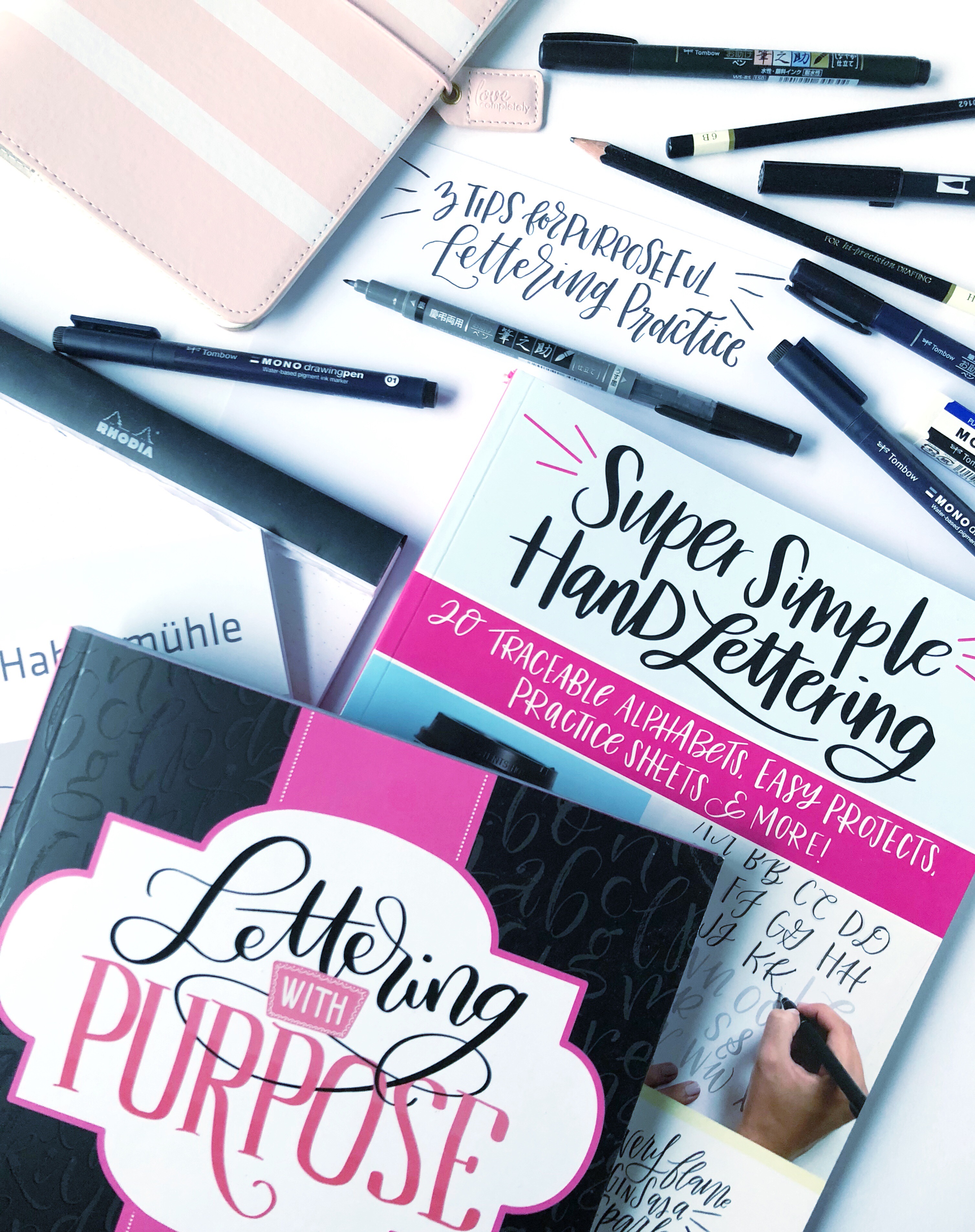 Lauren Fitzmaurice of @renmadecalligraphy and renmadecalligraphy.com shares 3 tips for purposeful lettering practice. These three tips will help you work in lettering practice while juggling a busy schedule and a wide selection of lettering tools. Learn how to infuse lettering into your life while practicing what you really need to.