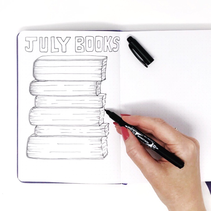 Make Your Own Book Tracker - Tombow USA Blog