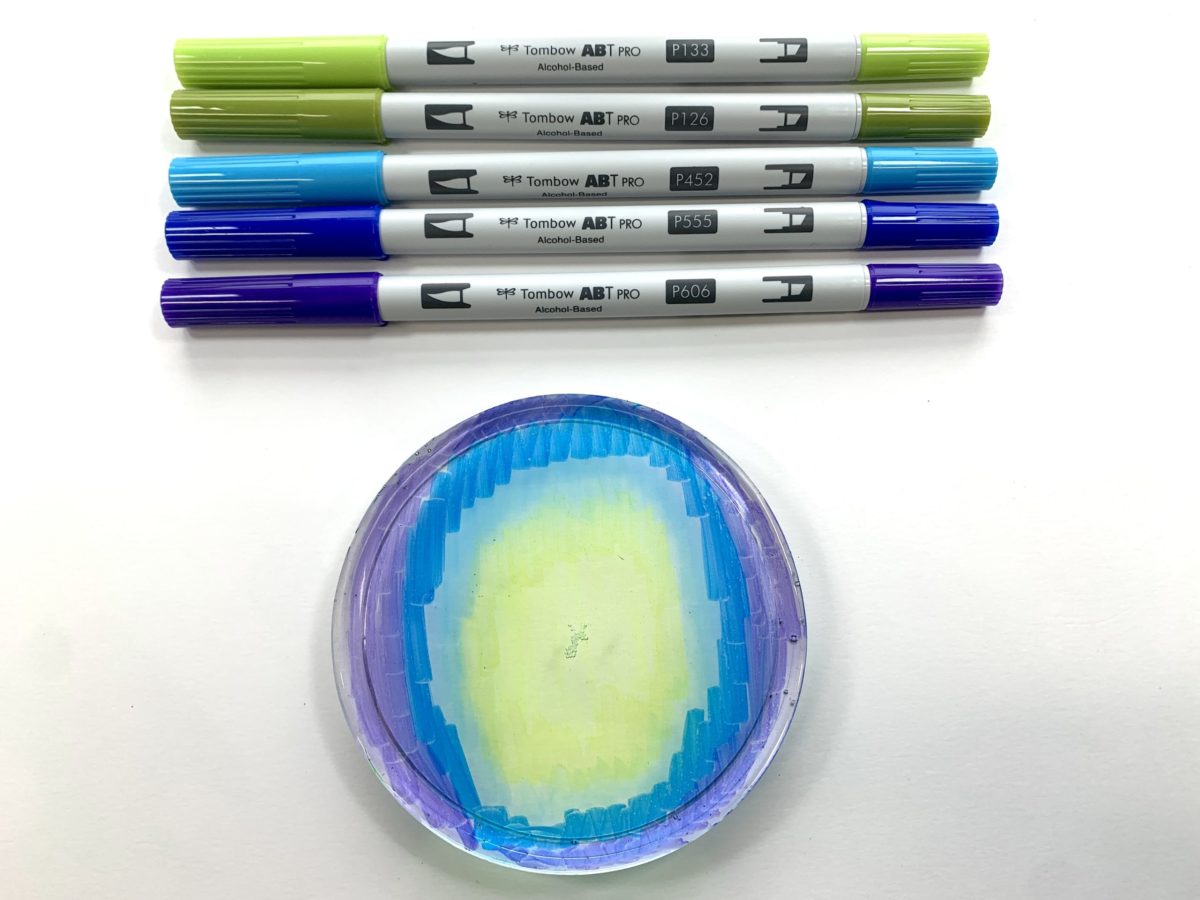 Coloring Resin with ABT PRO Alcohol-Based Markers - Tombow USA Blog