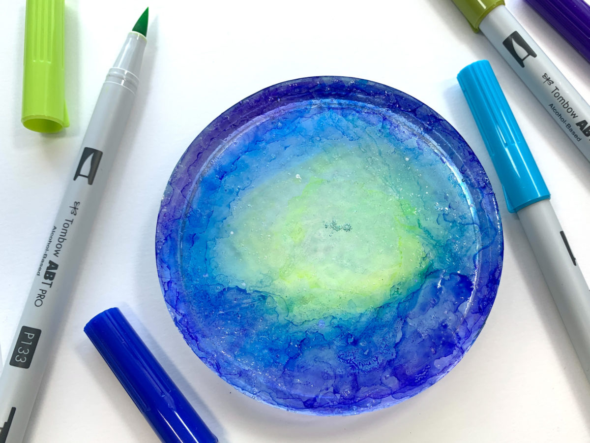 Creating Unique Resin Art Using Paint Pens