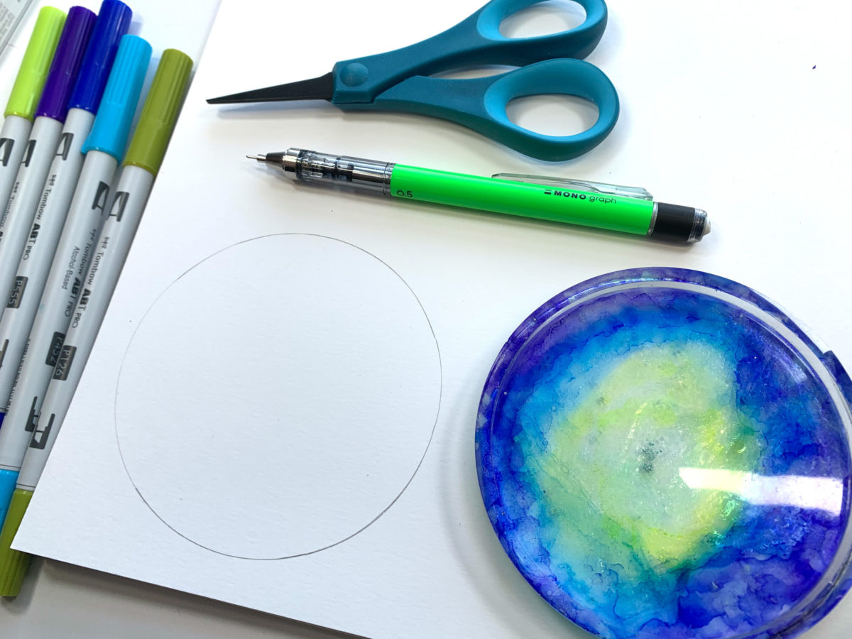 Creating Unique Resin Art Using Paint Pens