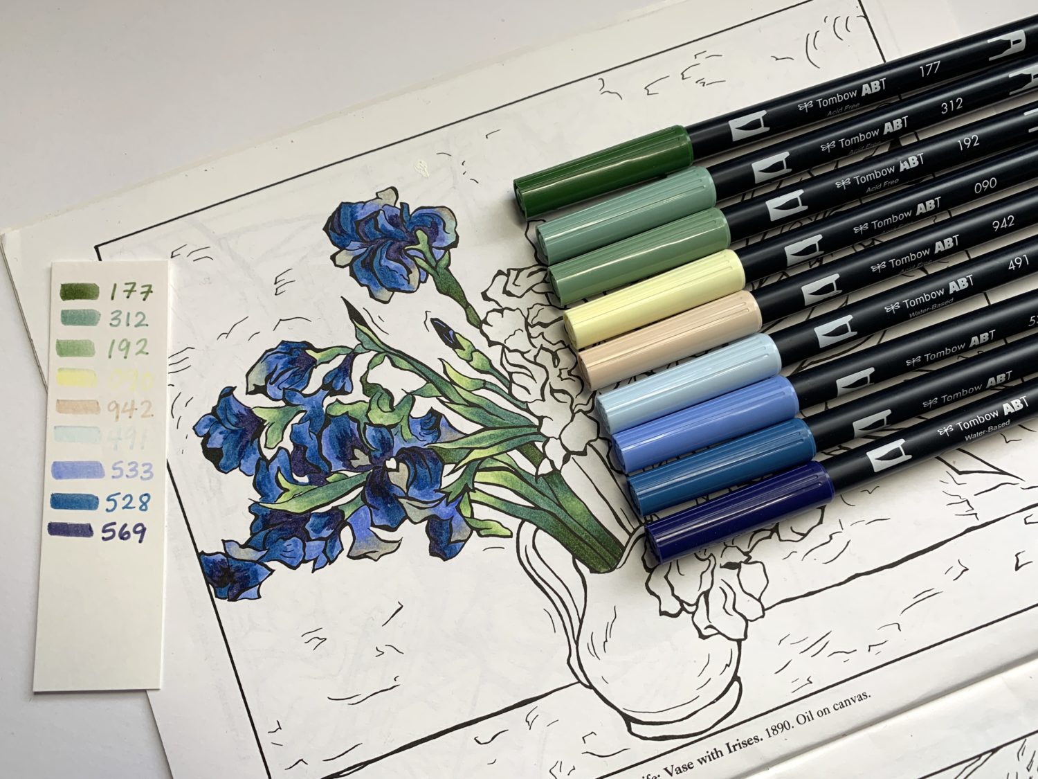 Read about how to utilize your @TombowUSA Dual Brush Pens to make your work! Review by @LePereLetters. #bestmarkers #dualbrushpens #tombow