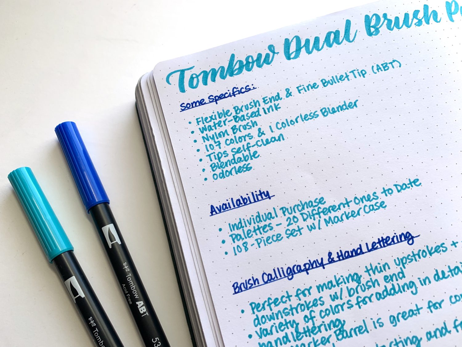How can you use @TombowUSA Dual Brush Pens in your art work? Learn how in this review by @LePereLetters! #dualbrushpens #brushmarkers #tombow