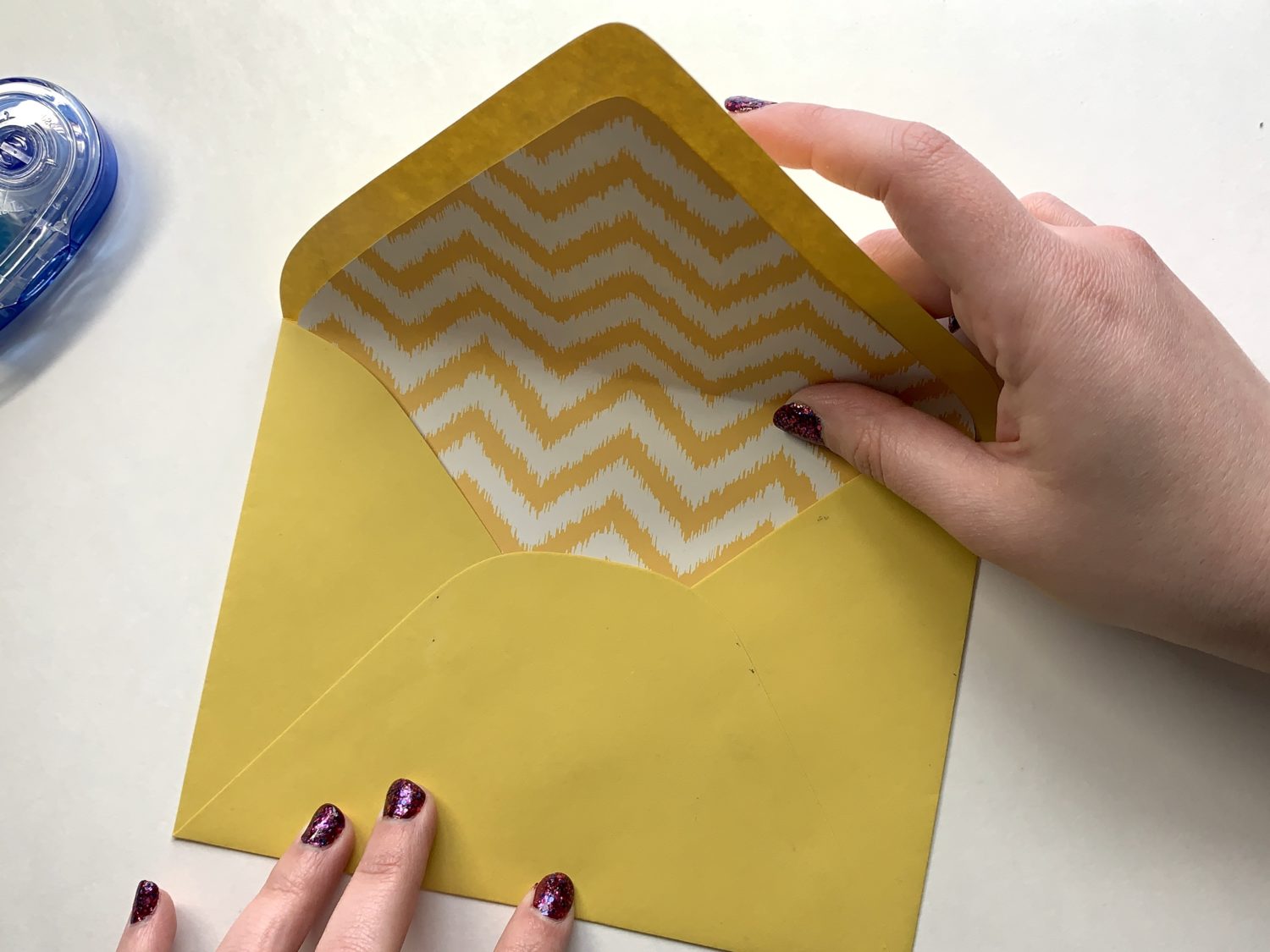 DIY Envelope Liners - Let's Mingle Blog