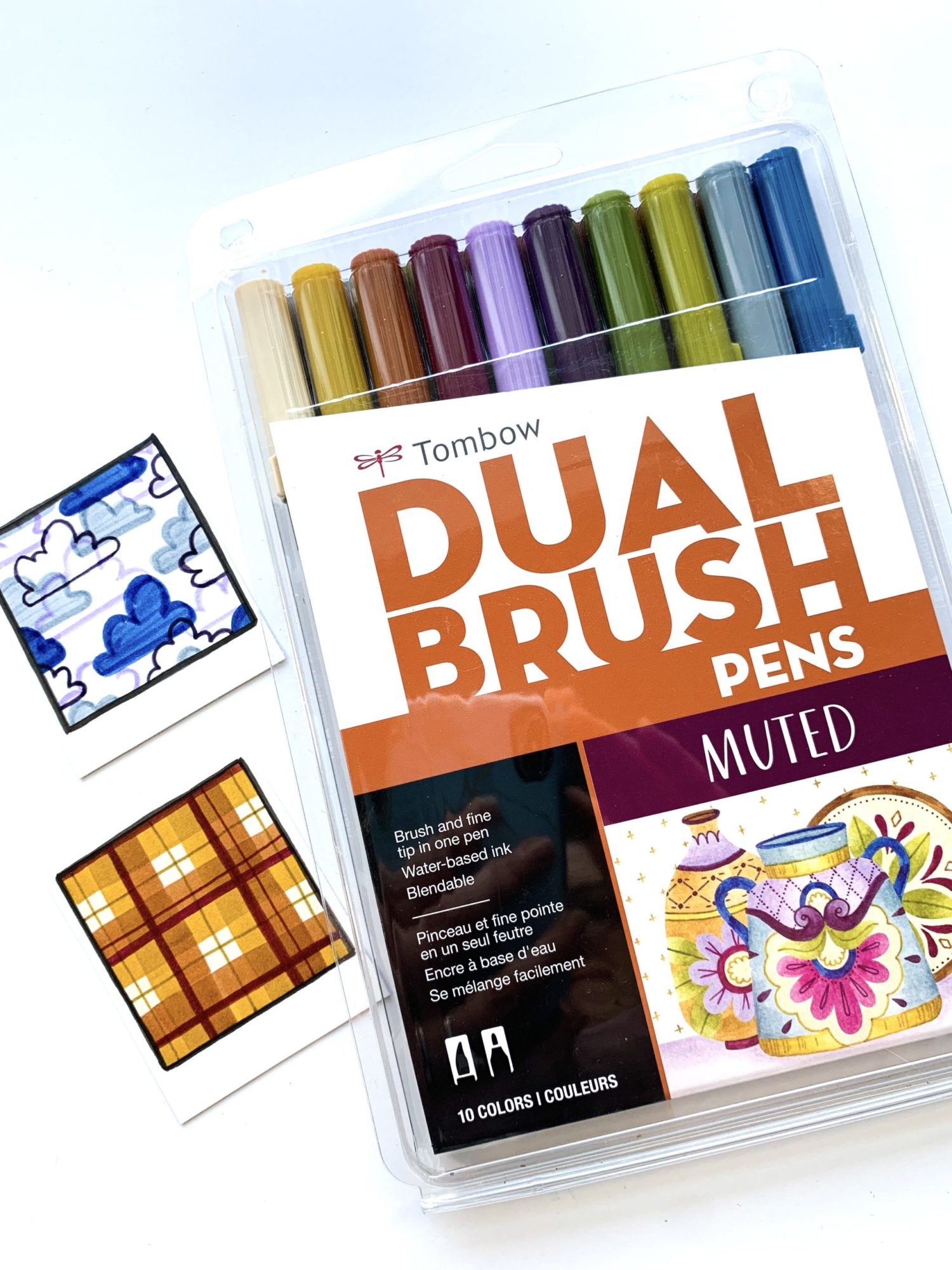 Muted Fall Palette - Dual Brush Pen Art Marker Set – Paper Pastries