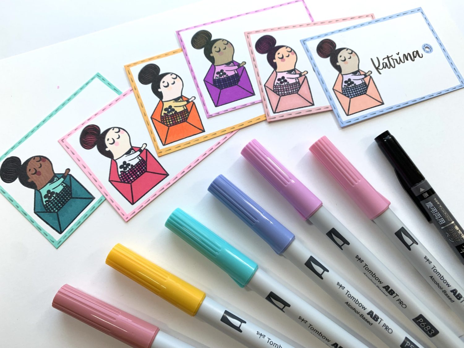 Tombow ABT Dual Brush Pens - 12 New Colors - Japanese Kawaii Pen