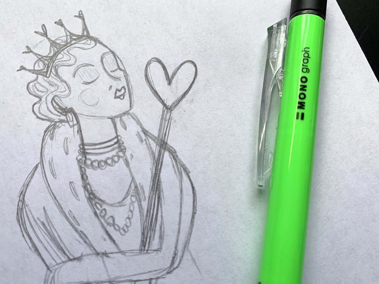Use @tombowusa drawing and mechanical pencils to illustrate your own playing card in this step by step tutorial by @LePereLetters. #Tombow #artsupplies