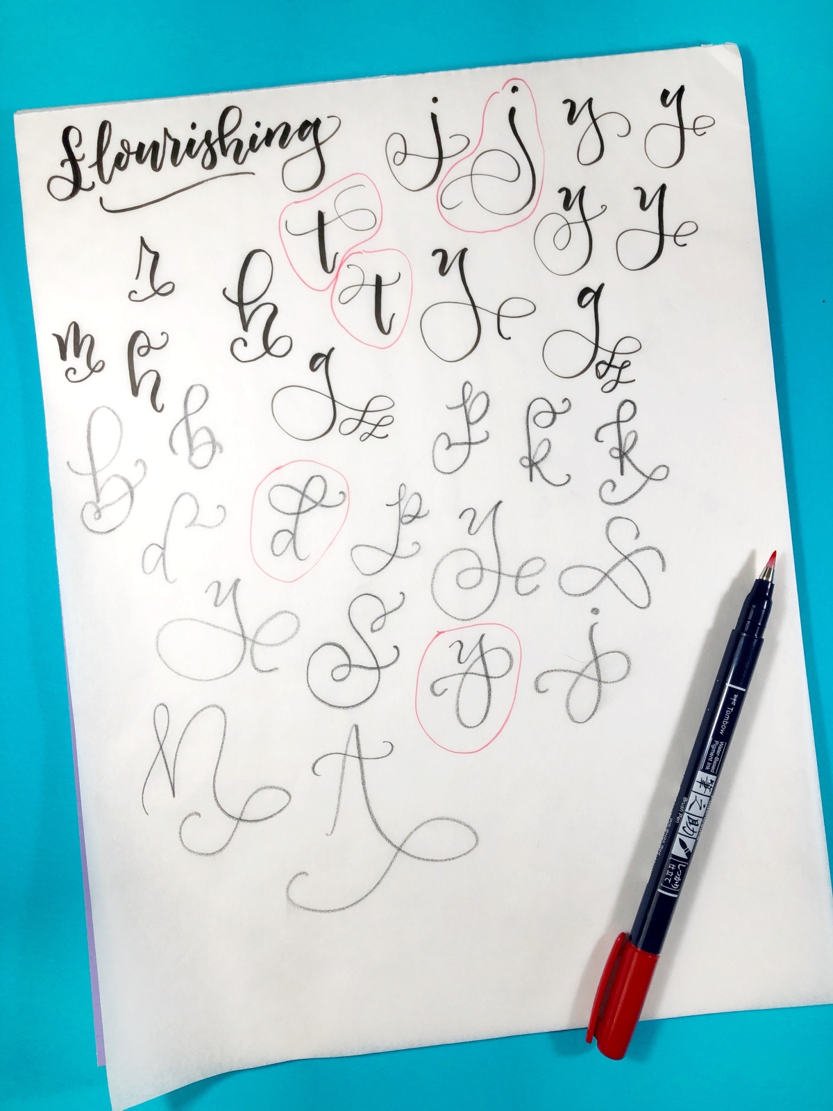 Tombow Hand Lettering Brush Pen - Ana Bean Paper Co.