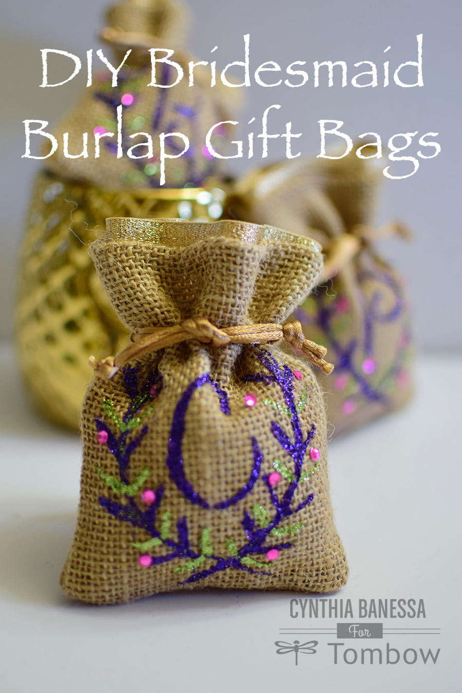 burlap bag diy